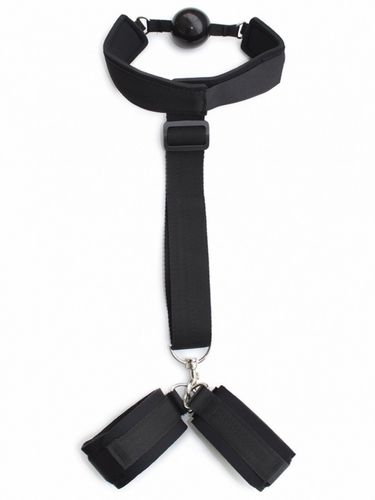 mouth gag ball with hand cuffs na Arena.pl