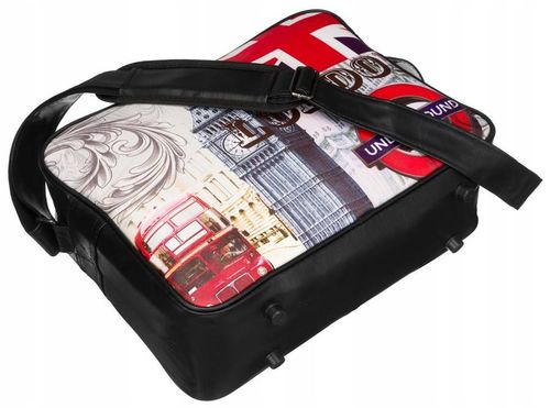 młodzieżowa, pojemna torba na szerokim pasku - loren na Arena.pl