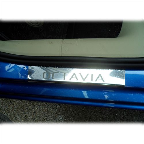 Listwa progowa SKODA OCTAVIA MK3 Stal nierdzewna 304 połysk 4szt na Arena.pl