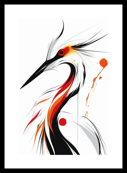 Plakat 20x30cm Bocian zdjęcie 3