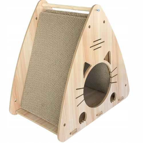 Petstore DRAPAK DLA KOTA Drewniany domek Budka Karton Legowisko na Arena.pl