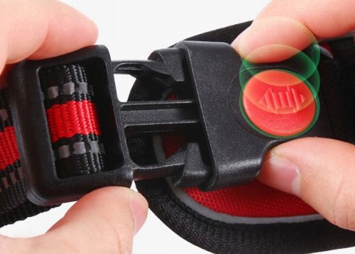 SZELKI BEZUCISKOWE typu GUARD dla psa ELITE M red na Arena.pl