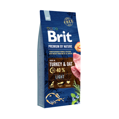 Brit Premium By Nature Light Z Indykiem I Owsem 15kg na Arena.pl