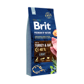 Brit Premium By Nature Light Z Indykiem I Owsem 15kg