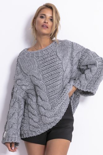 Sweter CHUNKY KNIT F780 Mocca S/M na Arena.pl