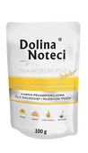Karma dla szczeniąt Dolina Noteci Żołądki kurczaka i wątróbka cielęca 100g