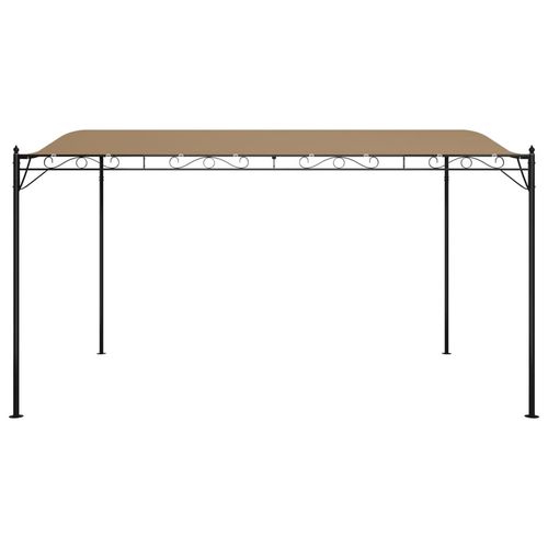 Zadaszenie, kolor taupe, 4x3 m, 180 g/m², tkanina i stal na Arena.pl