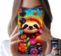 ETUI DO OPPO RENO8 T 4G - KOLOROWE WZORY KOALA ZWIERZĘTA + SZKŁO