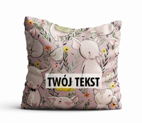 Poduszka DZIECIĘCA z Twoim napisem PD17 prosiaczek