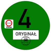 EURO 4, Plakietka ekologiczna UMWELTZONE, NIEMCY