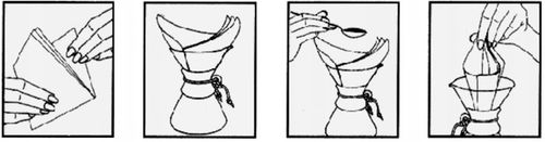 Filtry papierowe Kwadratowe do kawy Chemex 6,8,10 TZ - 100szt Brązowe na Arena.pl