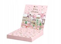 Kalendarz adwentowy świece różowy HOMLA