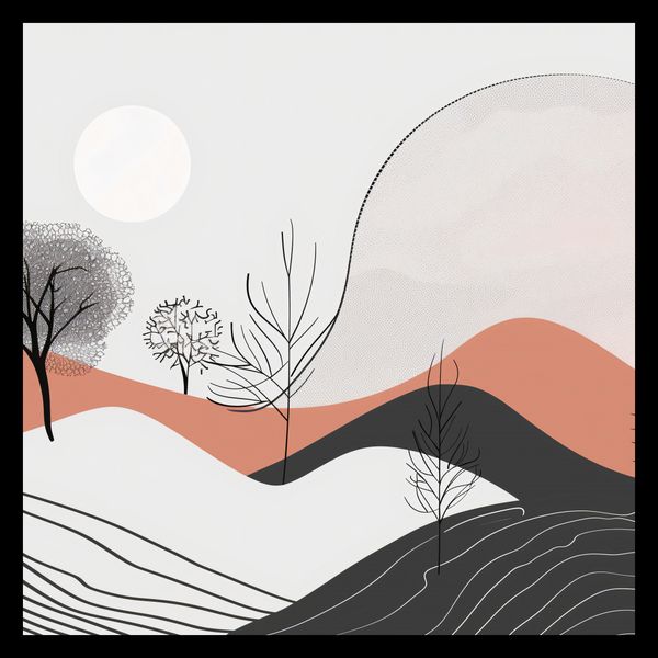 Plakat 40x40cm Półcień Widoku zdjęcie 2