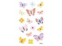 NAKLEJKI Z PIANKI ŚWIECĄCE W CIEMNOŚCI - MOTYLE DPPI-026 DP CRAFT