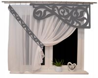 FIRANA NOWOCZESNA salon sypialnia AŻUR 1 szary