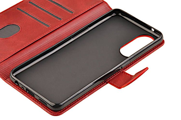 Etui portfel Wallet do Realme C67 4G czerwony zdjęcie 5