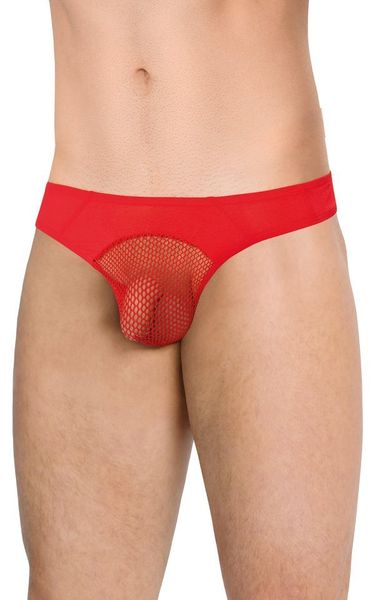 Czerwone Odkryte Stringi Męskie Soft Line 4525 M/L zdjęcie 1