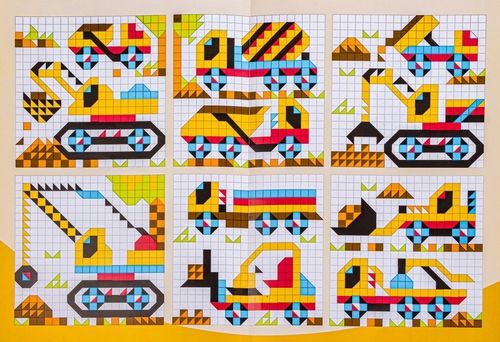 Puzzle układanka klocki konstrukcyjne pojazdy 420 na Arena.pl