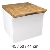 Szafka łazienkowa pod umywalkę 45/50/41 cm podwieszana