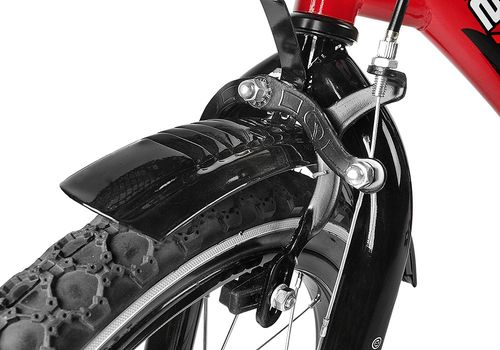 Rower 16 MEXLLER BMX czerwono-czarny + koszyk 16r. na Arena.pl