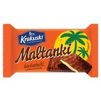 Ciastka Maltanki Krakuski 80g herbatniki w polewie czekoladowej
