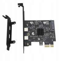 KONTROLER ADAPTER KARTA PCI EXPRESS 1X NA 2X USB 3.2 10GBPS