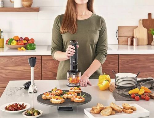 Blender ręczny Braun MQ5237 Rozdrabniacz Trzepaczka nasadka do puree czarny na Arena.pl