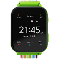 CANYON Smartwatch dla dzieci Alfie KW-37 MP3 Nauka i Zabawa Zielony