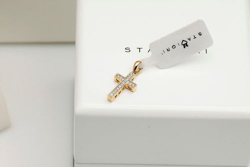 Złoty wisiorek WXD1902 - Diament na Arena.pl