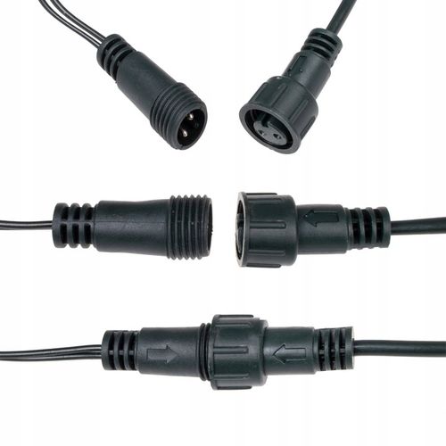 LAMPKI CHOINKOWE 1500 LED ZEWNĘTRZNE 121,5 M ŚWIATEŁKA STAŁE BIAŁE ZIMNE na Arena.pl