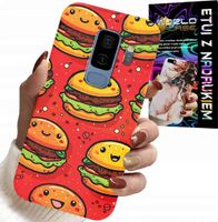 ETUI DO SAMSUNG GALAXY S9 PLUS - SŁODKIE UŚMIECHNIĘTE BURGERY POKROWIEC
