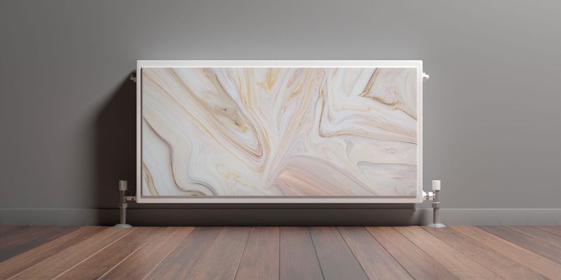 Mata Magnetyczna NA KALORYFER Barwny Marmur Abstrakcja 100cm x 60cm zdjęcie 3