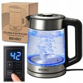 CZAJNIK ELEKTRYCZNY Z REGULACJĄ TEMPERATURY PODTRZYMANIE TEMP LED