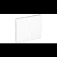 Efapel apolo klawisze do łącznika podwójnego biały połysk 50611 TBR