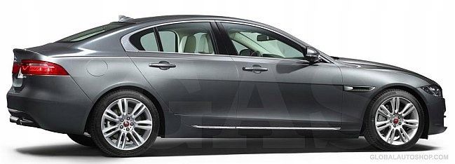 JAGUAR XE-TYPE - Listwy CHROM na drzwi boczne dekoracyjne chromowane zdjęcie 4