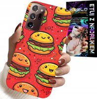 ETUI DO SAMSUNG NOTE 20 ULTRA - SŁODKIE UŚMIECHNIĘTE BURGERY POKROWIEC