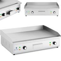 grill elektryczny płyta grillowa gładka 727 x 420 mm 4400 w