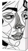 Obraz 30x60cm Portret Kobiecy