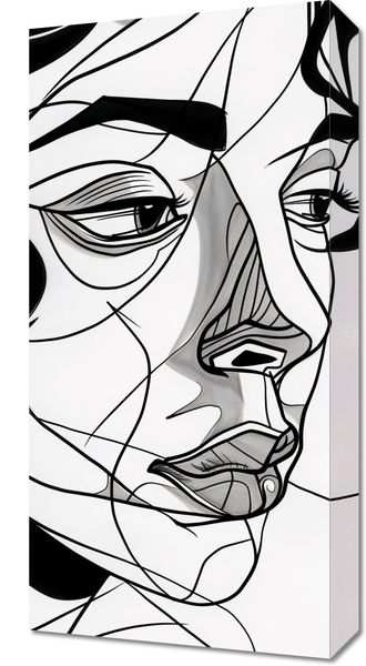 Obraz 30x60cm Portret Kobiecy zdjęcie 1