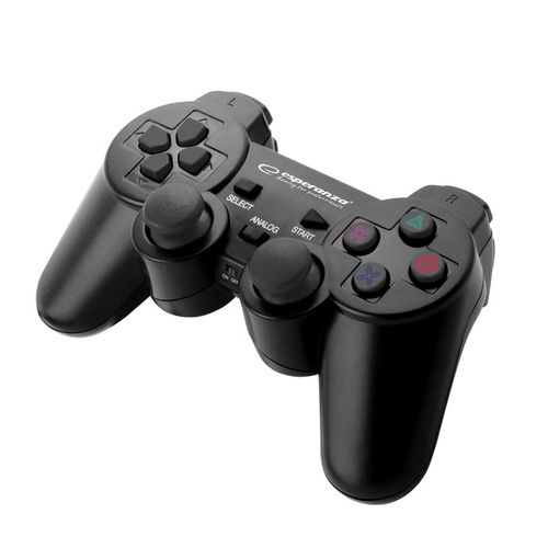 BEZPRZEWODOWY GAMEPAD PAD PC/PS3 WIBRACJA CZARNY na Arena.pl
