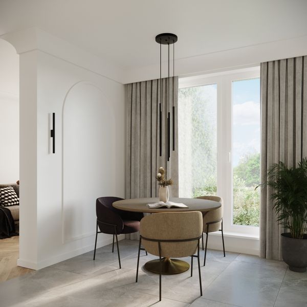 Lampa wisząca PASTELO 2 czarna zdjęcie 8