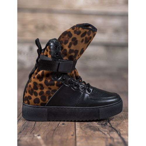 Wysokie Botki Leopard Print r.36 na Arena.pl