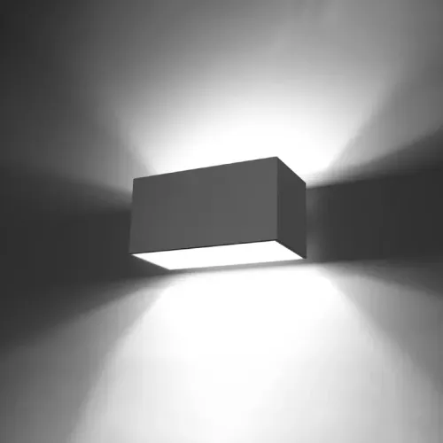 Kinkiet QUAD MAXI szary na Arena.pl