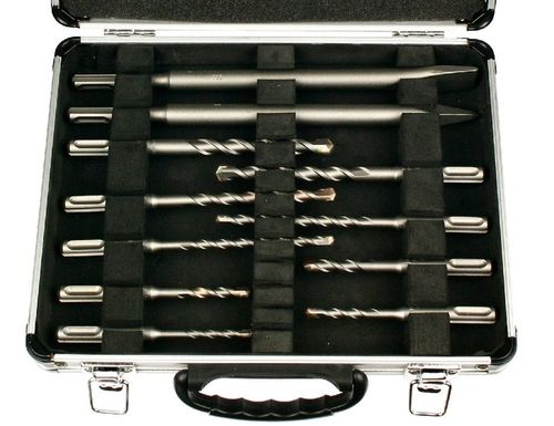 ZESTAW 11 WIERTEŁ i DŁUT SDS-Plus BOSCH w walizce na Arena.pl