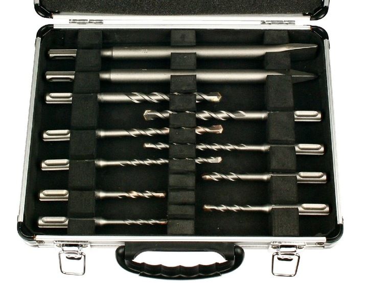 ZESTAW 11 WIERTEŁ i DŁUT SDS-Plus BOSCH w walizce zdjęcie 6