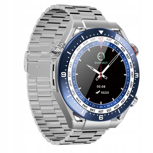 Smartwatch Ecowatch eco1 srebrny zdjęcie 7