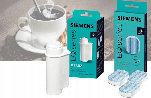 Tabletki odkamieniające i filtr do ekspresu SIEMENS TZ80002 TZ70003 na Arena.pl