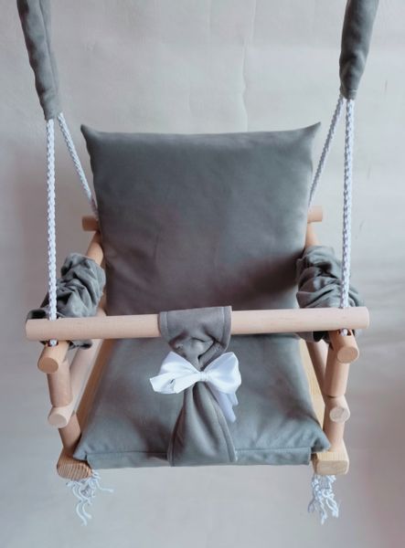 HUŚTAWKA 3w1 DLA DZIECI SZARY DOM OGRÓD POKOJOWA zdjęcie 2