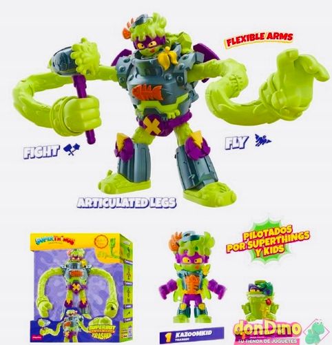 SUPERTHINGS ZINGS SUPER THINGS SUPERBOT TRASHER POWER FLEXIBLE ROBOT na Arena.pl