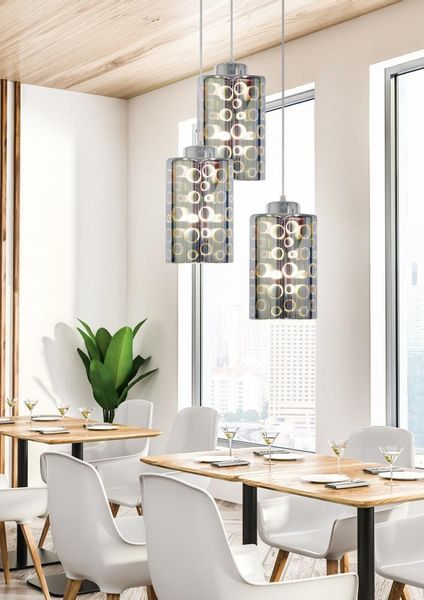 Nocturno zwis talerz 3x40W E27 chrom zdjęcie 3